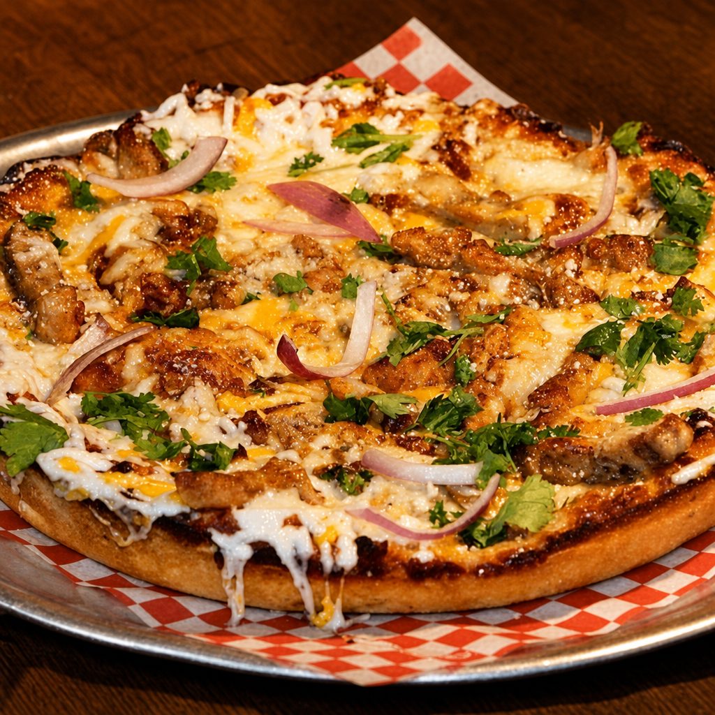 BBQ Chicken Pizza 7" Small (4 Slices).