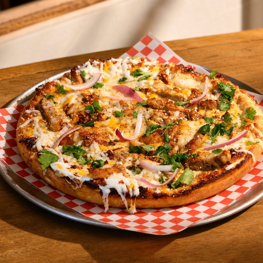 BBQ Chicken Pizza 12" Regular (8 Slices).