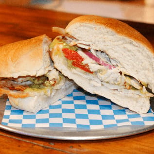 Turkey Pesto Melt Sandwich (Large).
