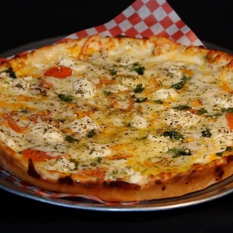 White Pizza 7" Small (4 Slices).
